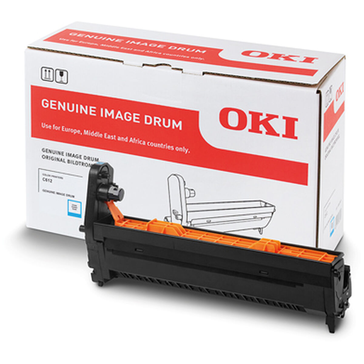 Skrivertrommel OKI 46507307 Svart Cyan